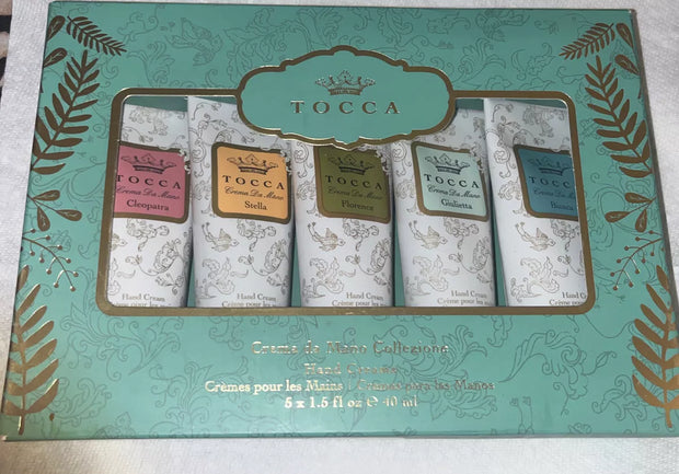 Tocca Hand Cream Set: Stella, Bianca, Cleopatra, Florence, Giulietta