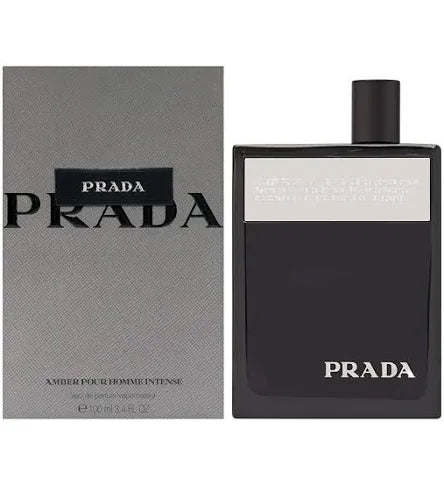 Prada Amber Pour Homme Intense Cologne  Eau De Parfum Spray 3.4 fl oz~SEALED