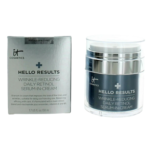 It Cosmetics Hello Results Wrinkle-Reducing Daily Retinol Serum-In-Cream 1.7oz