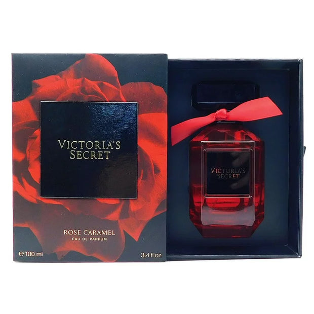 Victorias Secret Rose Caramel Limited Ed DISCONTINUED Eau de Parfum 3.4 oz NWT