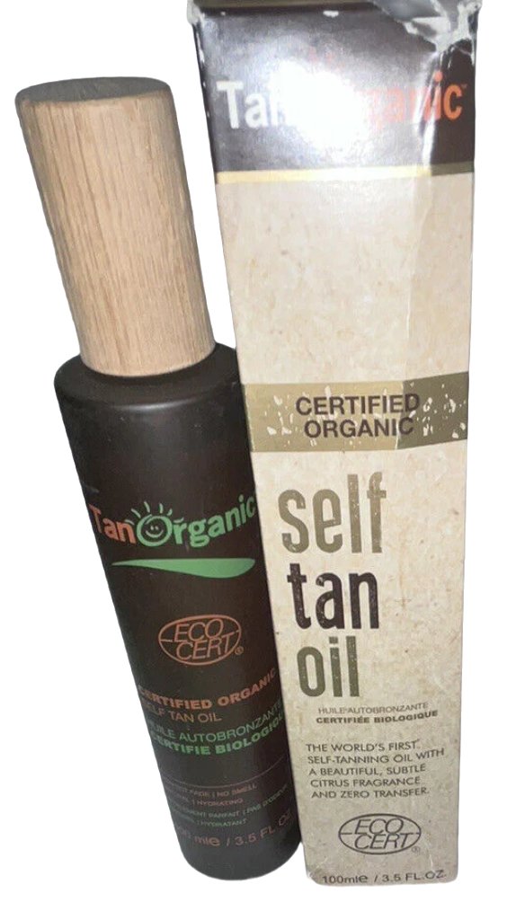 Tan Organic Self Tan Certified Oil 100ml Ultra Moisturising Self Tan 3.5 Oz