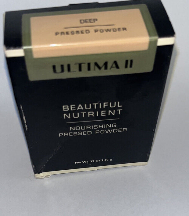 Ultima II Beautiful Nutrient Nourishing Pressed Powder .32 oz Deep