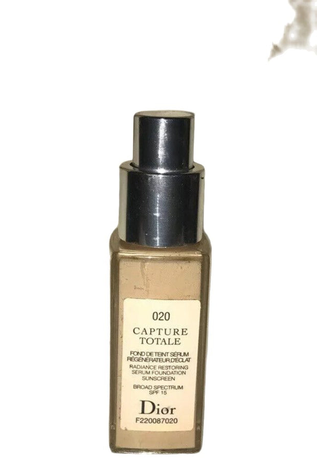 Dior Capture Totale 020  Radiance Restoring Foundation TST  20ml New Wthout Cap