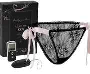 Booty Parlor Turn Me On Vibrating Panties, Pink, Extra-Large