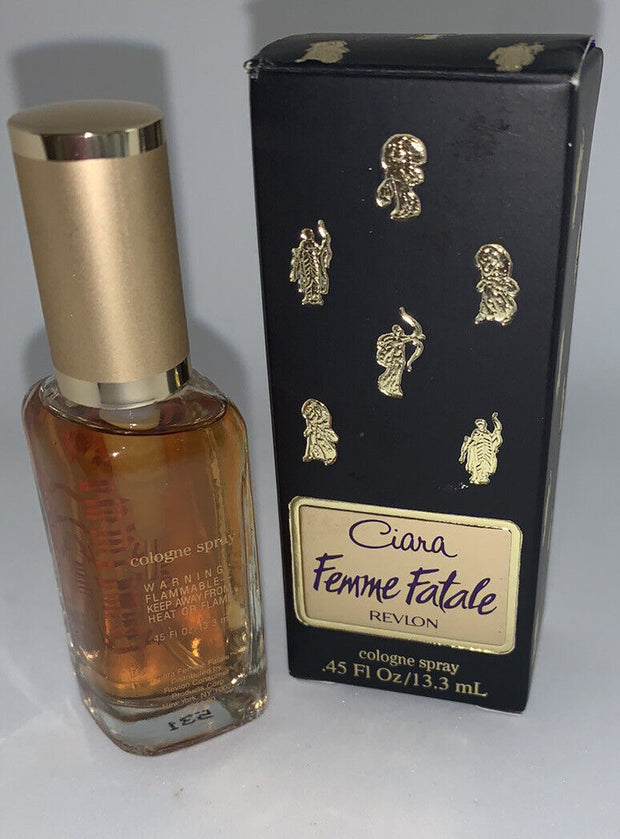 Ciara Femme Fatale By Revlon Perfume .45 oz Cologne Spray .Travel Size