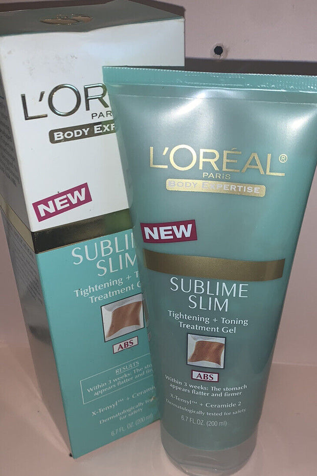 L'oreal Sublime Slim TIGHTENING + TONING TREATMENT Gel ABS 6.7 fl oz