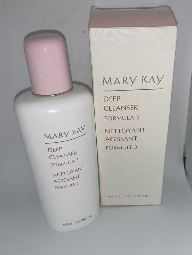 Mary Kay Deep Cleanser Formula 3 Oily Skin.Full Size 6.5 fl oz