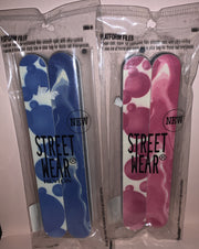 Revlon Street Wear Dual Sided Platform Nail Files. 1 Blue, 1 Pink. NEW