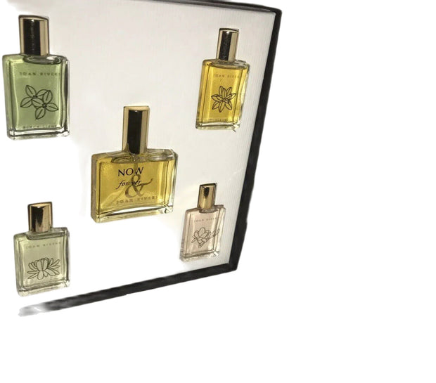 NOW AND FOREVER BY JOAN RIVERS 1.0 oz  EDP ~ 5 PCS FRAGRANCE BOUQUET GIFT SET