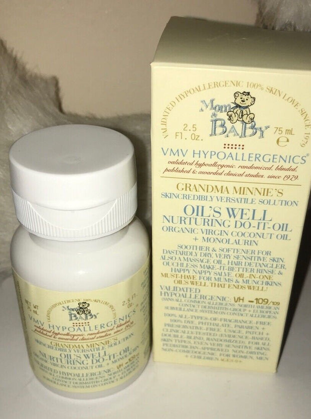 VMV Hypoallergenics Grandma Minnie's Oil's Well Organic coconut oil + monolaurin