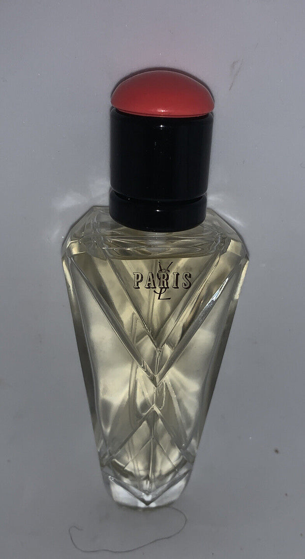 Vintage Yves Saint Laurent Paris Eau De Toilette EDT Spray- 1 oz Lay Down Bottle