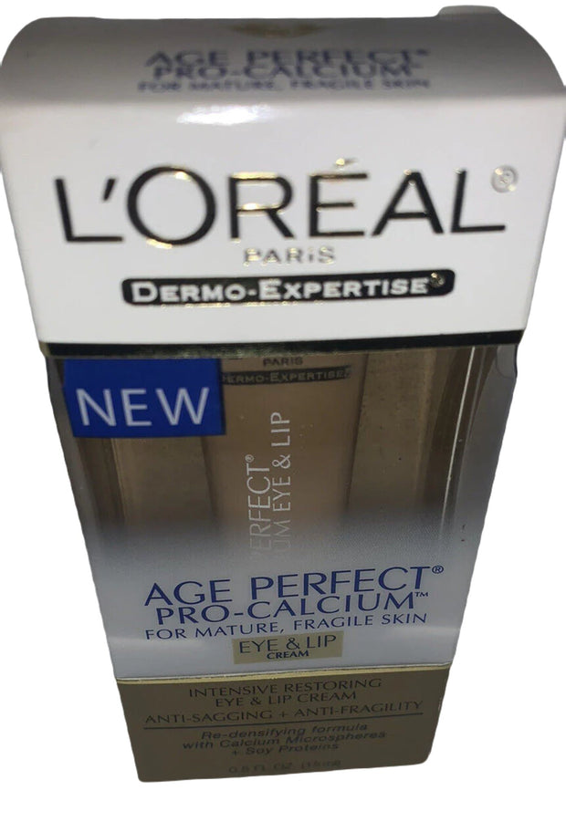 L'Oreal Age Perfect Pro-Calcium Eye and Lip Cream for Very Mature Skin 0.5 oz