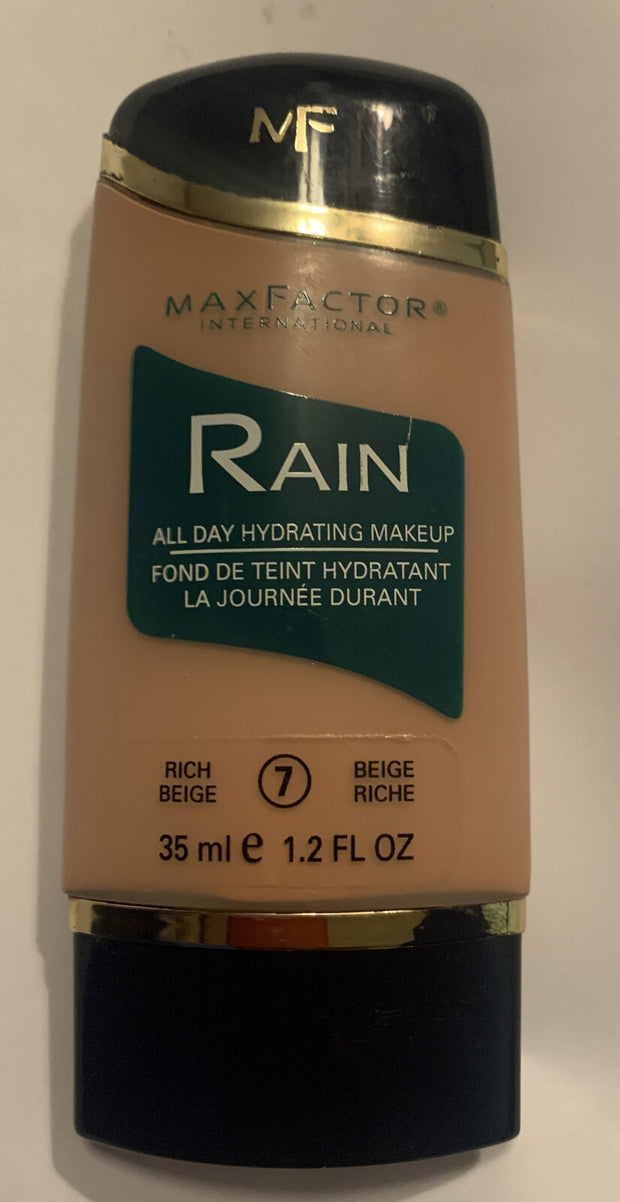 Max Factor Rain All Day Hydrating Makeup 35ml/1.2 Oz Rich Beige #7