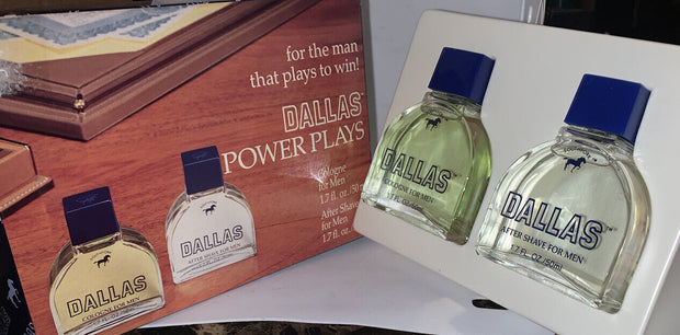 DALLAS SOUTHFORK 1.7 OZ COLOGNE, 1.7 OZ AFTER SHAVE SET.