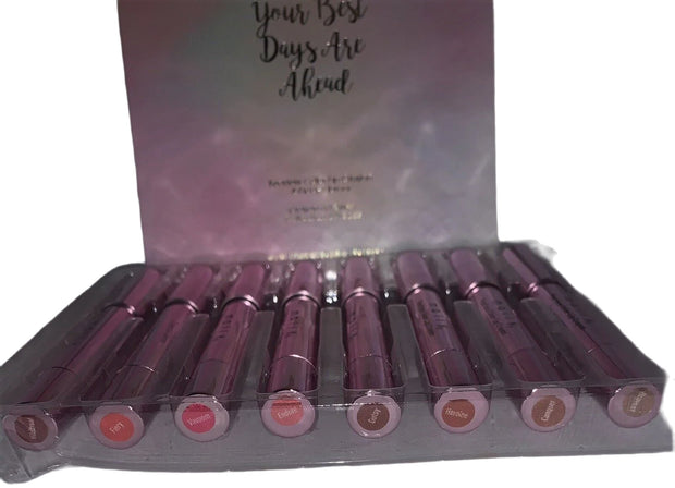 Mally Fearless Color Lip Crayon 8-Piece Lip Library  .SEALED