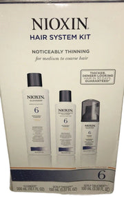 Nioxin Noticeably Thinning System 6 Thick Treat System Kit Medium to Course Hair