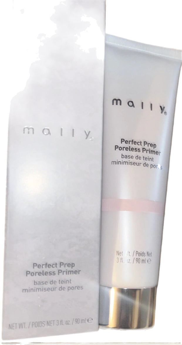 Mally beauty Perfect Prep Poreless Primer Base. Large Size 3 Oz . Boxed