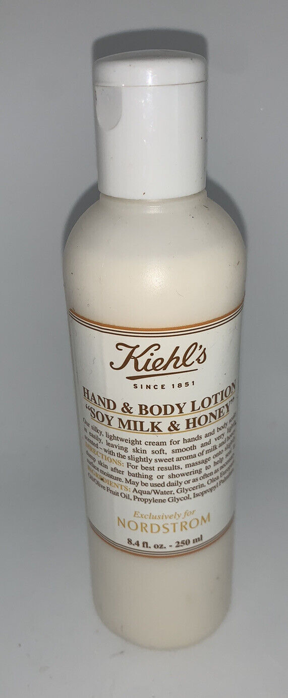 Kiehl's Soy Milk & Honey Hand And  Body Lotion 8.4 Oz .Sealed