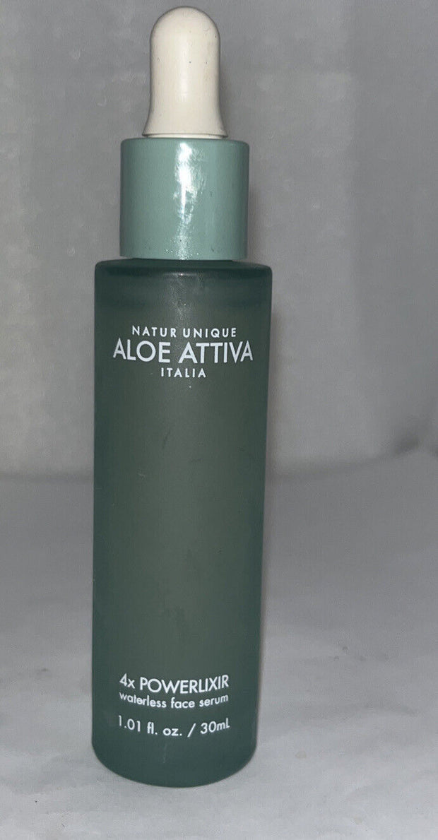 Natur Unique  Aloe Attiva -4x Powerlixir Waterless Face Serum - 1.01 Oz NWOB