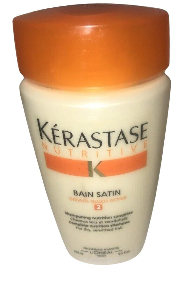 Kérastase Nutritive Bain Satin 2 Complete Nutrition Shampoo 8.5 oz NEW