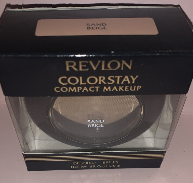 REVLON COLORSTAY COMPACT MAKEUP Sand Beige ~ Full Size 0.55 Oz