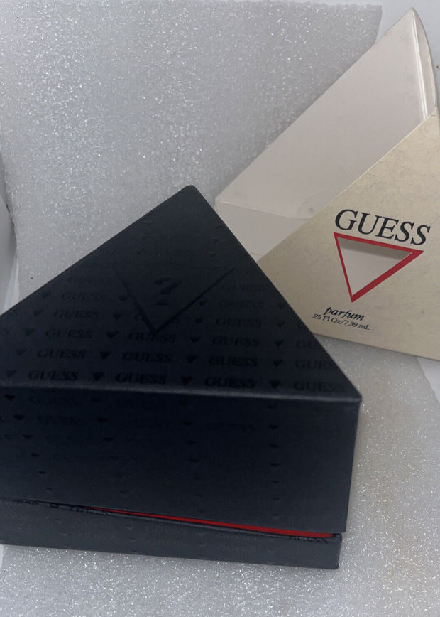 GUESS PARFUM .25 OZ TRIANGULAR BOX  Vintage original Formula