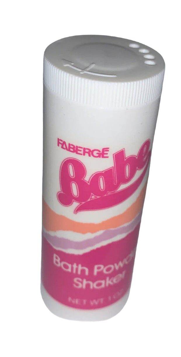 2x VINTAGE  Women Babe Bath Powder Shaker 1 Oz. By Faberge,