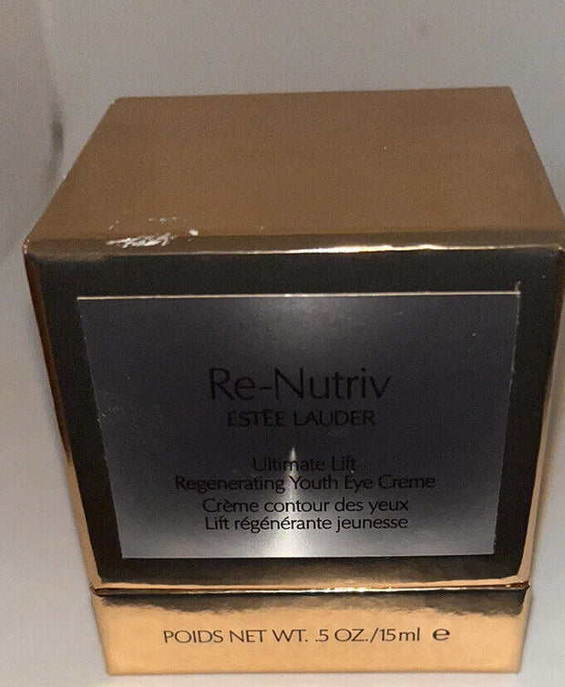 Estee Lauder Re-Nutriv Ultimate Lift Regenerating Youth Eye Creme .5oz 15ml NIB