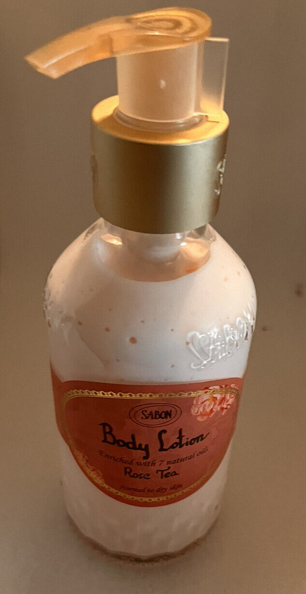 Sabon Rose Tea Body Lotion Enriched With 7 Natural Oils- 7oz / 200ml - New