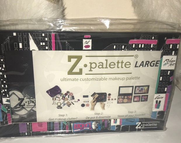 Z PALETTE Large Empty Customizable Magnetic Makeup Case Ricky’s NYC City Scape