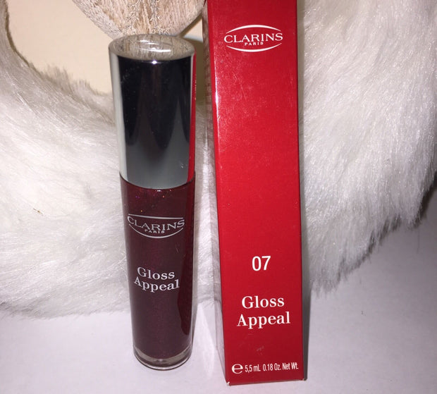 Clarins Gloss Appeal Lip Gloss ~ 07 Grape ~Full Sz 0.18 oz ~New In Box~