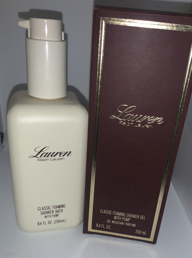 Lauren Classic Foaming Shower Bath 8.4 oz / 250 ml  Ralph Lauren  Vintage