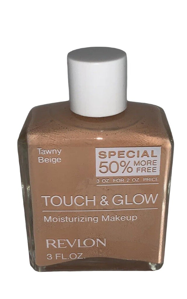 Revlon Touch & Glow Moisturizing Makeup ~ Tawny Beige ~ Large Size 3 Oz