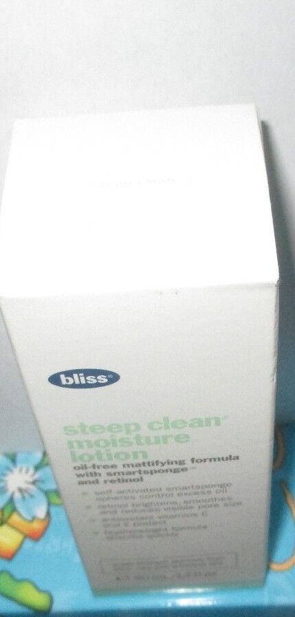 BLISS~Steep Clean Moisture Lotion~  1.7 oz ~New In Box