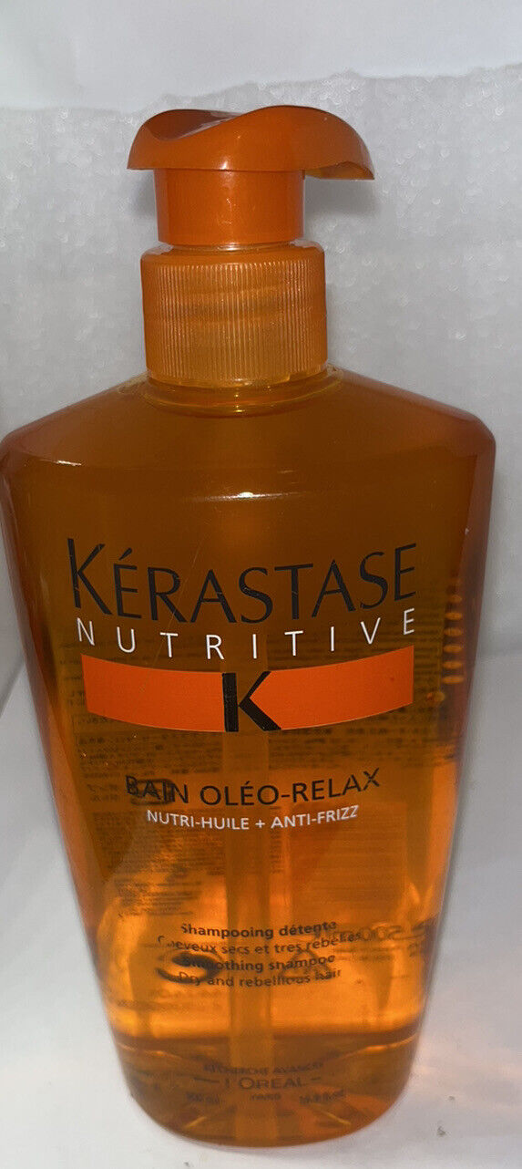 Loreal Kerastase Nutritive Bain Oleo Relax Anti Frizz Shampoo 16.9 fl oz NEW HTF