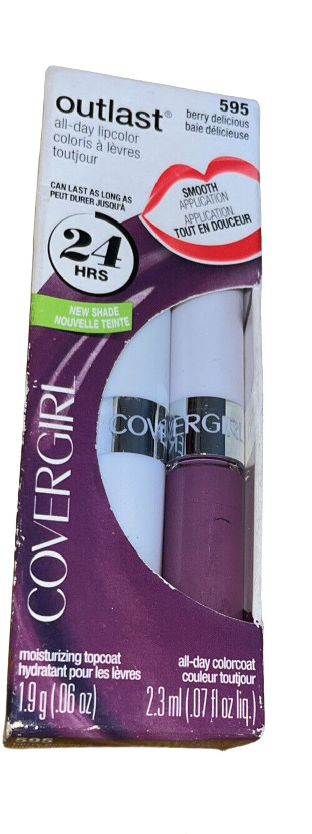 COVERGIRL Outlast All-Day Lipcolor - 24 Hrs - Berry Delicious 595