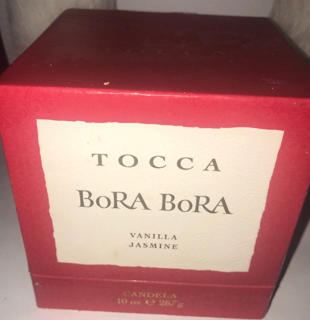 Tocca Bora Bora Vanilla Jasmine Candela 10 OZ   BOXED