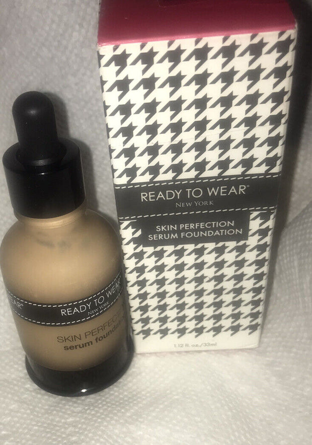 Ready To Wear Skin Perfection Serum Foundation MEDIUM 1.12 Oz. NEW IN BOX