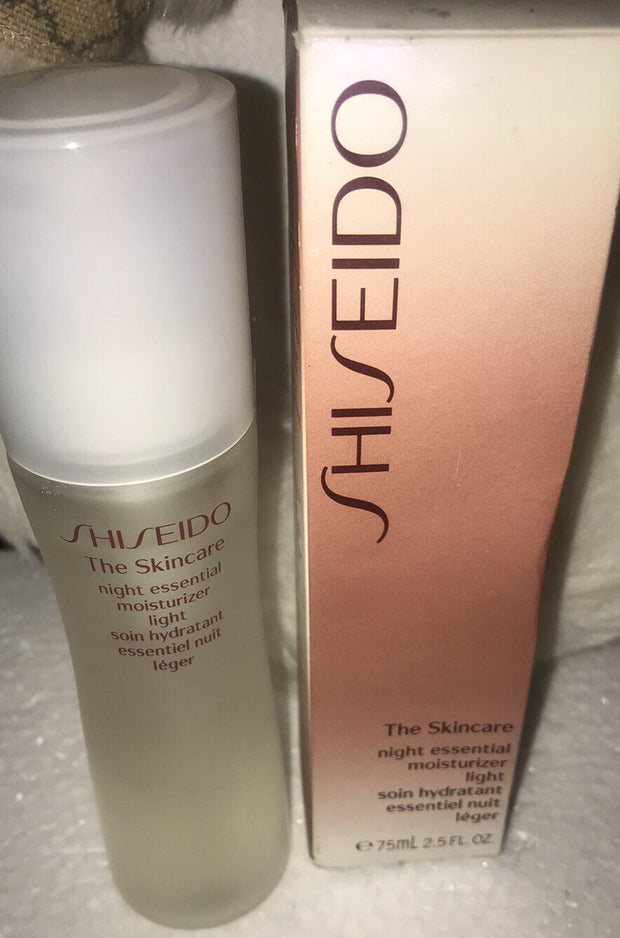 Shiseido The Skincare 2.5 oz Night Essential Moisturizer Light NEW IN BOX