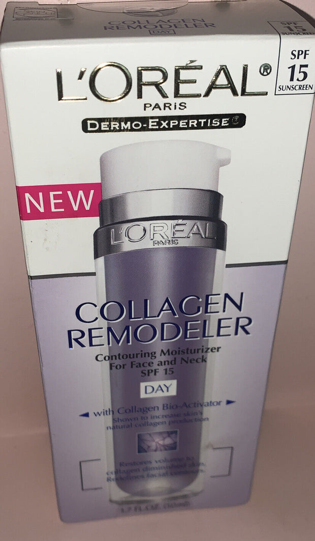 X2 L'oreal Collagen Remodeler For Face & Neck Spf 15 DAY 1.7 Oz