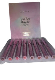 Mally Fearless Color Lip Crayon 8-Piece Lip Library  .SEALED