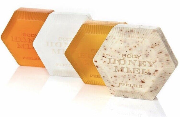 Perlier Honey Organic Soap 4 Bar Gift Set