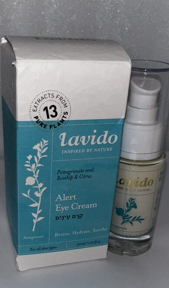 Lavido Alert Eye Cream 1.01oz / 30ml Full Size New In Box