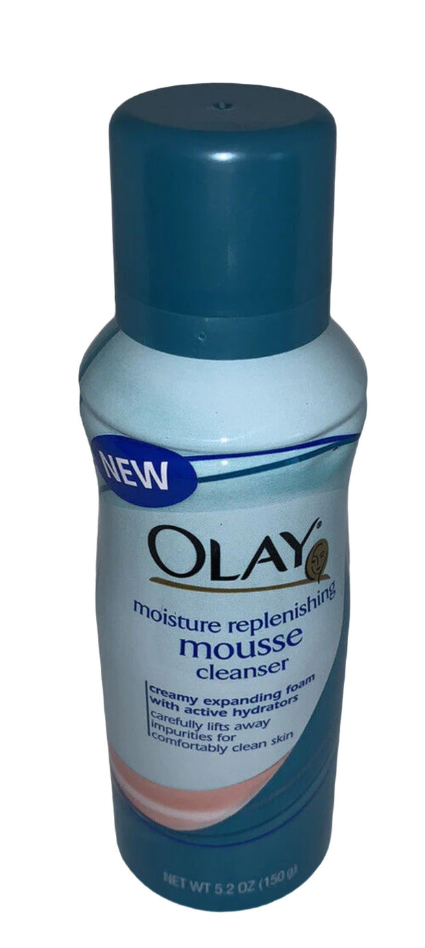 2x Olay Moisture Replenishing Mousse Cleanser  Discontinued 5.2 oz Each