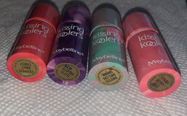 4 Maybelline Kissing Koolers -Assorted