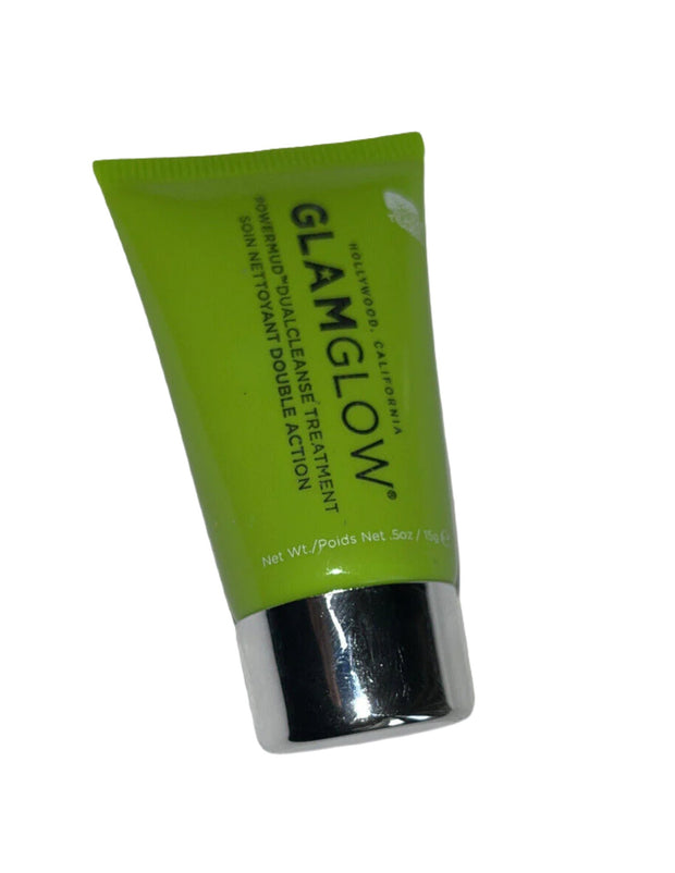 GlamGlow PowerMud Dualcleanse Treatment 0.5oz/15g TRAVEL