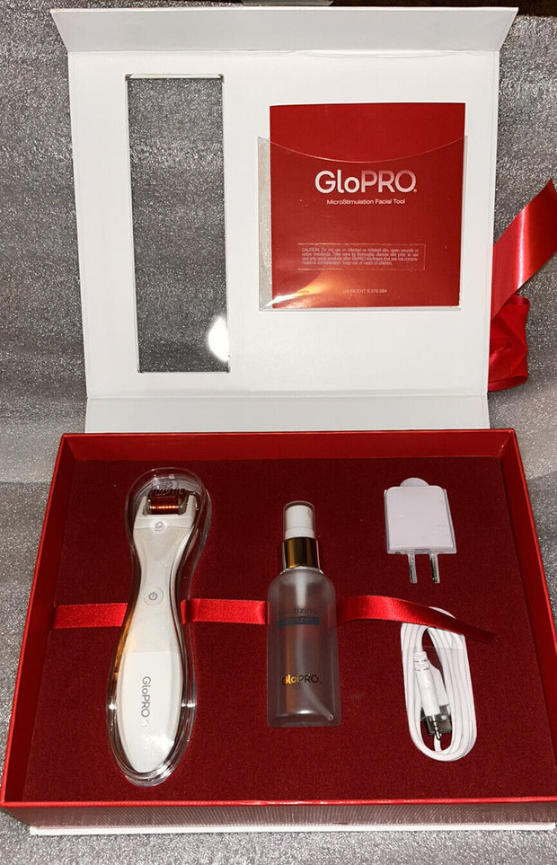 GLOPRO Microneedling Regeneration Tool Plus 60 Skin Prep Pads, Bonus