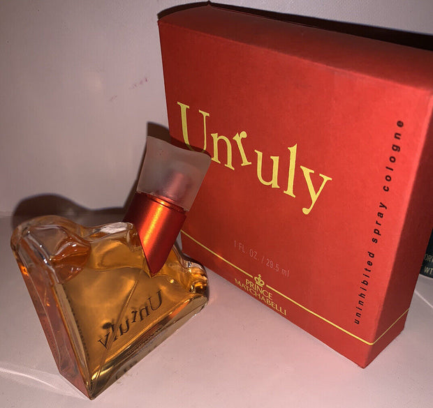 Vintage Prince Matchabelli UNRULY Uninhibited Spray Cologne 1 oz New in Box