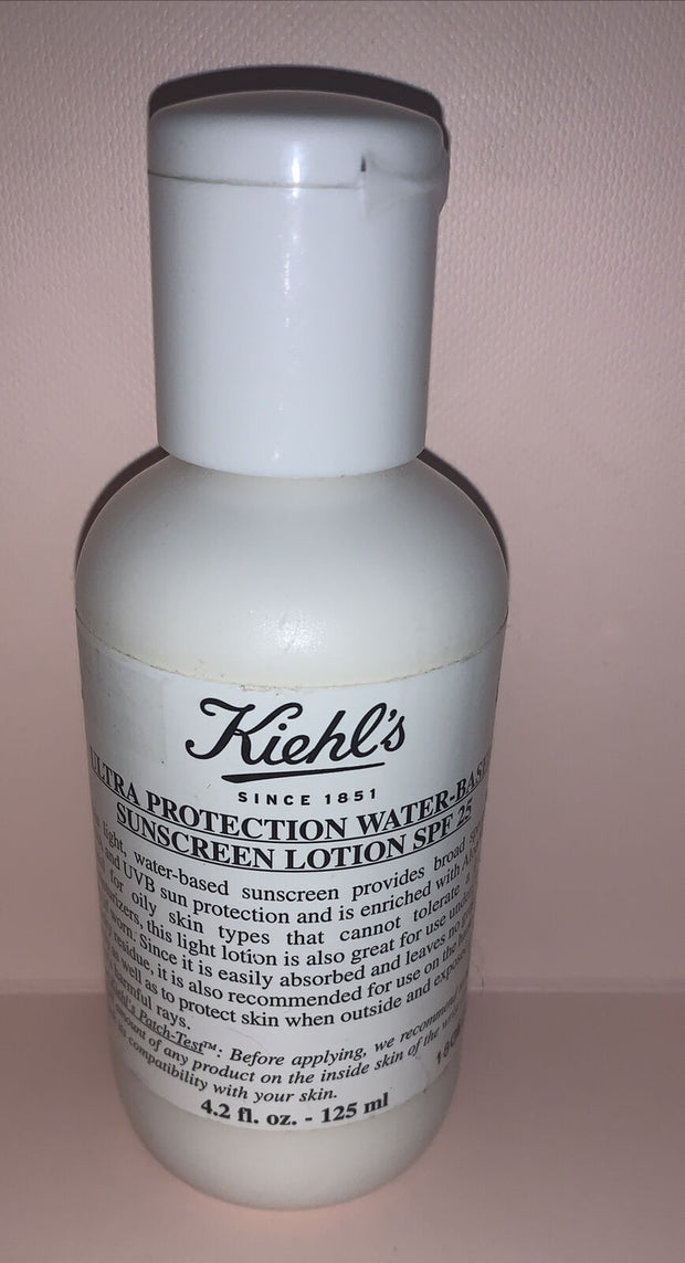 Kiehl’s Ultra Protection Water Based Sunscreen Lotion SPF 25. Sealed