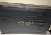 YSL Yves Saint Laurent Cosmetics Glossy BLACK  Makeup Purse Bag . New In Box